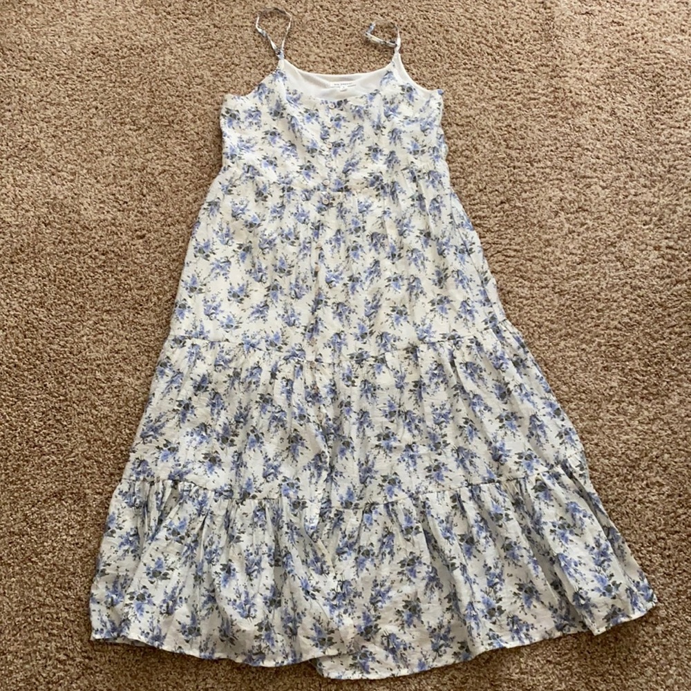 Blu Pepper Floral Midi Dress Size Small